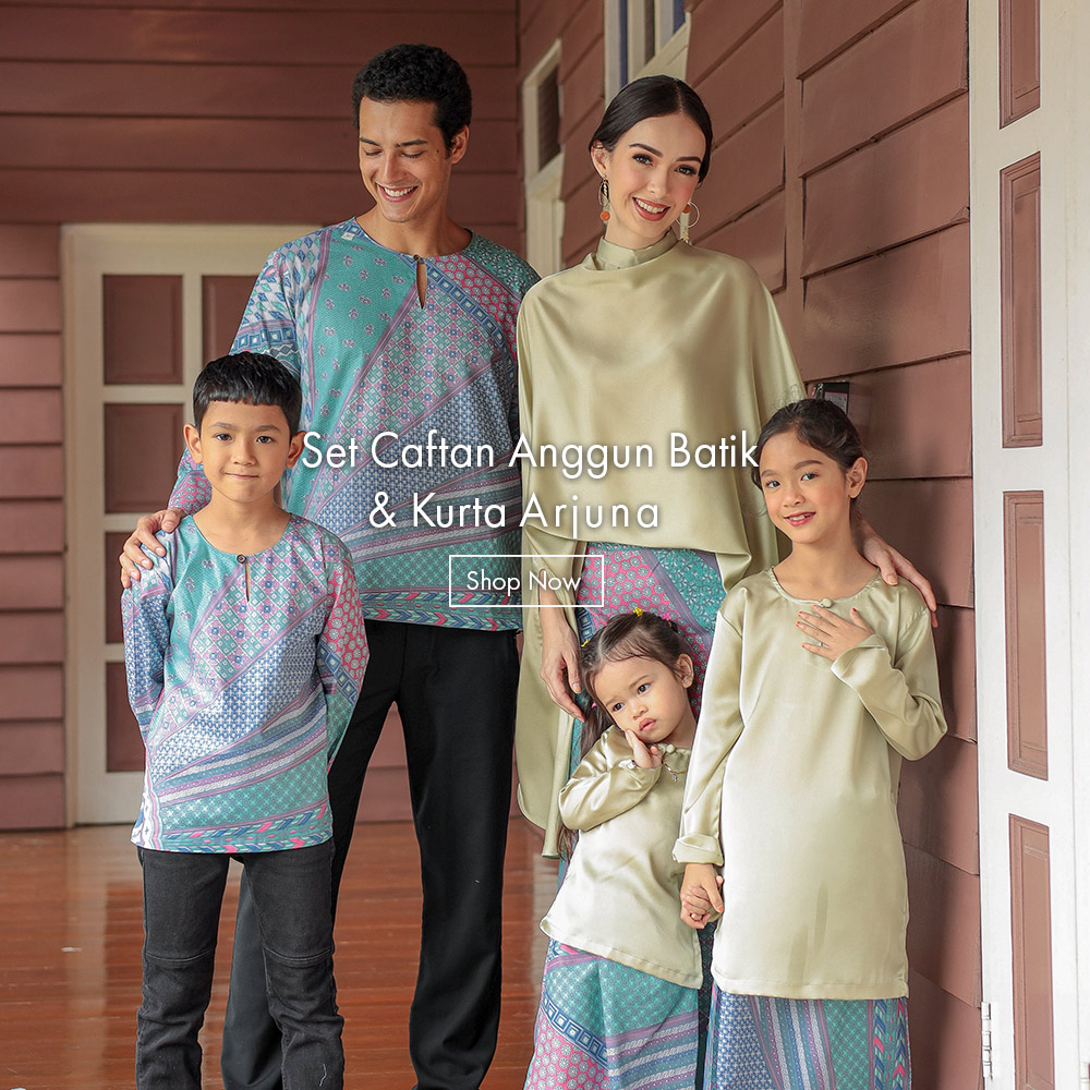 Caftan Anggun & Kurta Batik